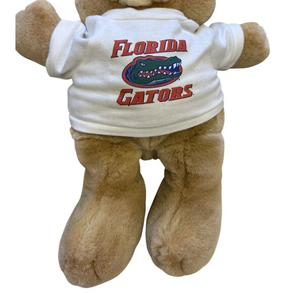 Mars Vintage 1987 Florida Gators 15" Plush Teddy Bear With White Shirt GUC - Picture 3 of 5